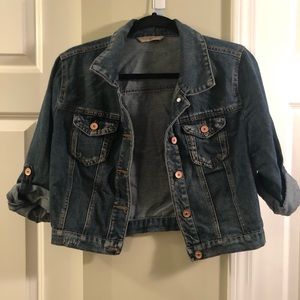 Cropped Jean Jacket